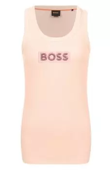 Хлопковая майка BOSS Orange