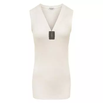 Хлопковая майка Brunello Cucinelli