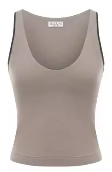 Хлопковая майка Brunello Cucinelli