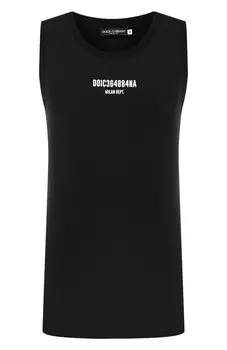 Хлопковая майка DGVIB3 Dolce & Gabbana