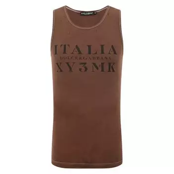 Хлопковая майка Dolce & Gabbana