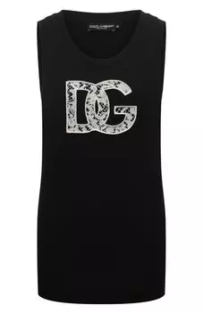 Хлопковая майка Dolce & Gabbana