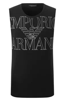 Хлопковая майка Emporio Armani