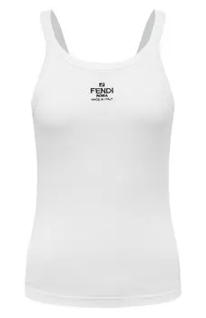 Хлопковая майка Fendi