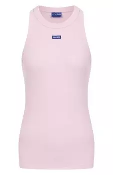 Хлопковая майка HUGO Blue