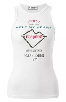 Хлопковая майка Iceberg