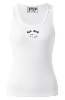 Хлопковая майка M05CH1NO Jeans