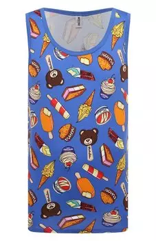 Хлопковая майка Moschino