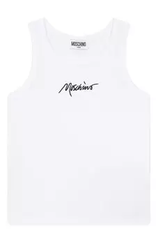 Хлопковая майка Moschino