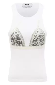 Хлопковая майка MSGM