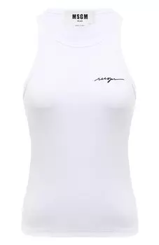 Хлопковая майка MSGM