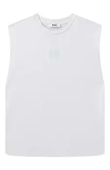 Хлопковая майка MSGM kids