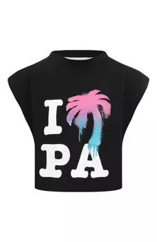 Хлопковая майка Palm Angels