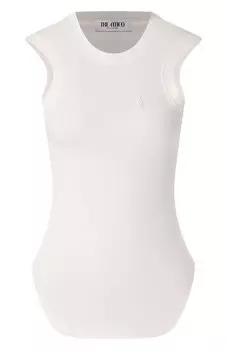 Хлопковая майка The Attico