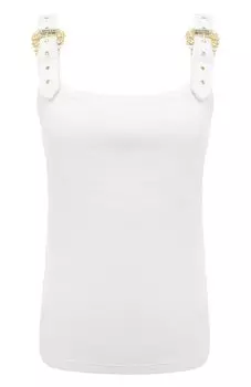 Хлопковая майка Versace Jeans Couture