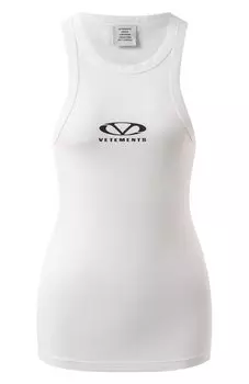 Хлопковая майка VETEMENTS