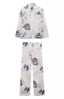 Хлопковая пижама Derek Rose