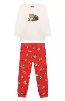 Хлопковая пижама Moschino