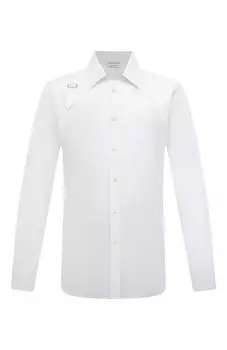 Хлопковая рубашка Alexander McQueen
