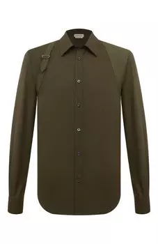 Хлопковая рубашка Alexander McQueen