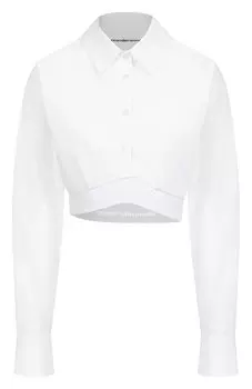 Хлопковая рубашка Alexander Wang