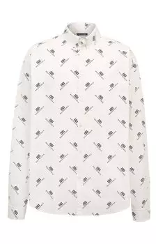 Хлопковая рубашка Balenciaga