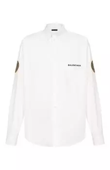 Хлопковая рубашка Balenciaga