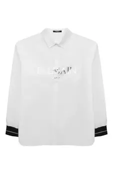 Хлопковая рубашка Balmain