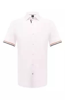 Хлопковая рубашка BOSS