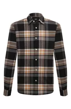 Хлопковая рубашка BOSS