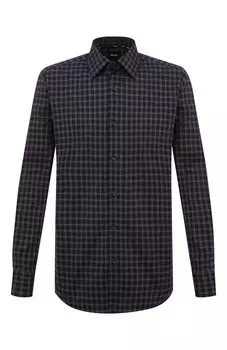 Хлопковая рубашка BOSS