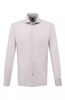 Хлопковая рубашка BOSS