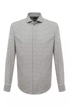 Хлопковая рубашка BOSS