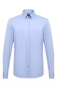 Хлопковая рубашка BOSS