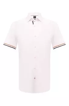 Хлопковая рубашка BOSS