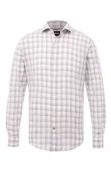 Хлопковая рубашка BOSS