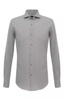 Хлопковая рубашка BOSS