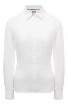 Хлопковая рубашка BOSS