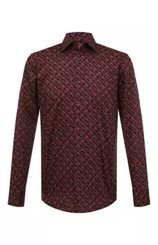 Хлопковая рубашка BOSS