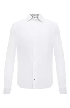 Хлопковая рубашка BOSS