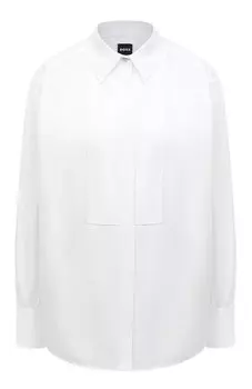 Хлопковая рубашка BOSS