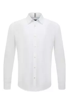 Хлопковая рубашка BOSS