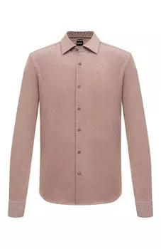 Хлопковая рубашка BOSS