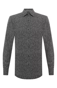 Хлопковая рубашка BOSS