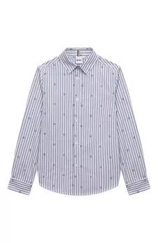 Хлопковая рубашка BOSS