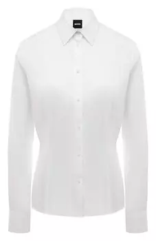 Хлопковая рубашка BOSS