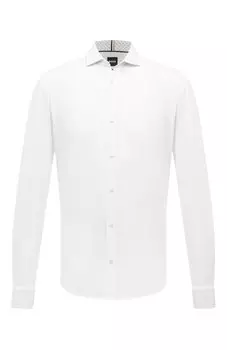 Хлопковая рубашка BOSS