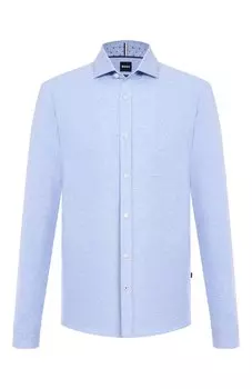 Хлопковая рубашка BOSS