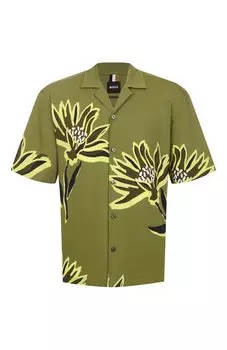 Хлопковая рубашка BOSS