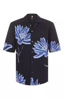 Хлопковая рубашка BOSS